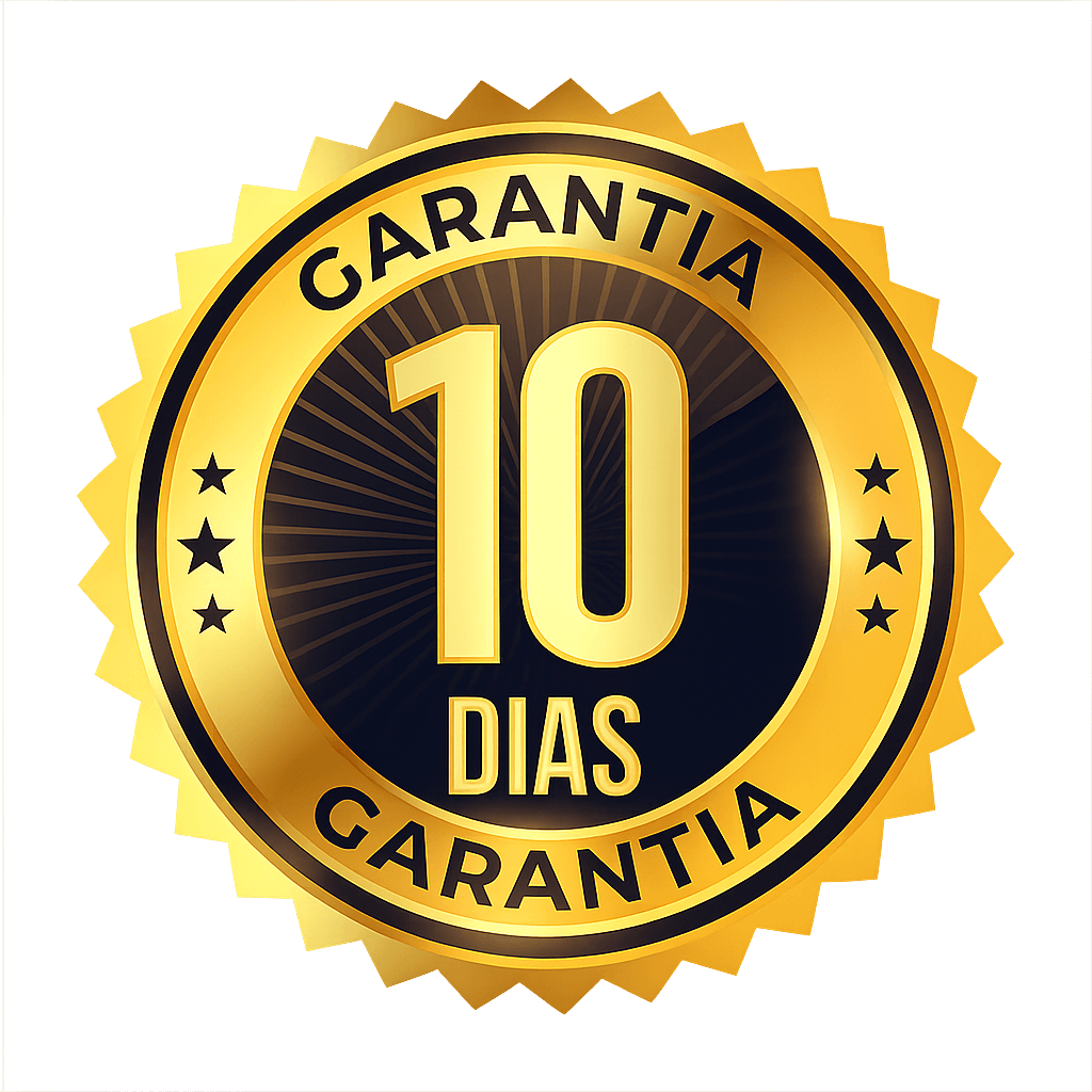 Selo de garantia de 10 dias para serviços de limpeza de fossa e desentupimento
